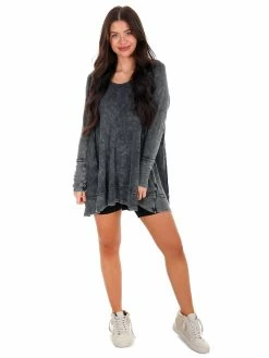 Easel Wonder Of You Thermal Tunic Sale