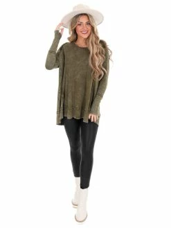 Easel Wonder Of You Thermal Tunic Sale