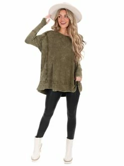 Easel Wonder Of You Thermal Tunic Sale