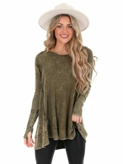 Easel Wonder Of You Thermal Tunic Sale