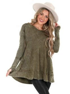 Easel Wonder Of You Thermal Tunic Sale