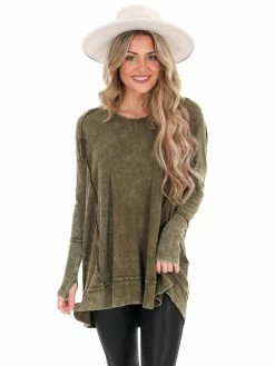 Easel Wonder Of You Thermal Tunic Sale