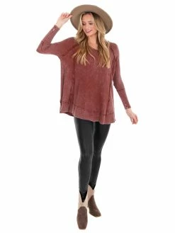 Easel Wonder Of You Thermal Tunic Sale