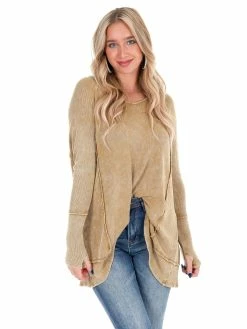 Easel Wonder Of You Thermal Tunic Sale