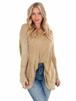 Easel Wonder Of You Thermal Tunic Sale