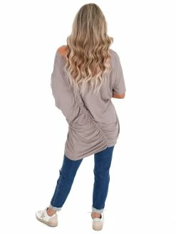 Easel Sale Don't Know Why Ruched Top