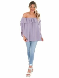 Easel One That Got Away Ruffle Top