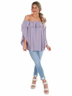 Easel One That Got Away Ruffle Top