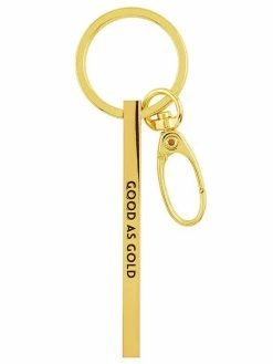 Accessories Sale Good As Gold Bar Keychain