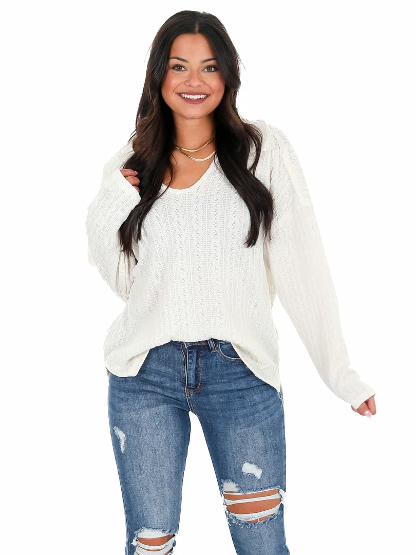 Hot Sale 💯 Fantastic Fawn Tops Nothing On You Cable Knit Top 🤩 3 Fantastic Fawn Tops Nothing On You Cable Knit Top