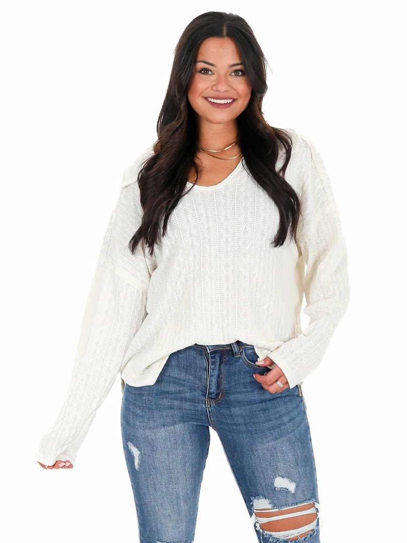 Hot Sale 💯 Fantastic Fawn Tops Nothing On You Cable Knit Top 🤩 1 Fantastic Fawn Tops Nothing On You Cable Knit Top