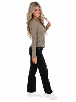 Free People Deep Army Aura Layering Top Tops