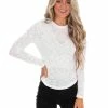 Free People White Aura Layering Top