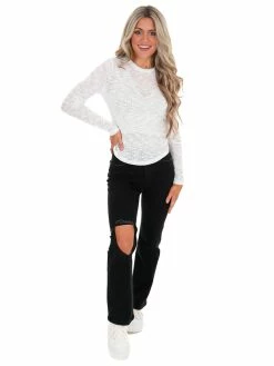 Free People White Aura Layering Top