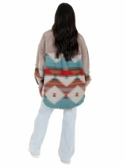 POL Makes You Beautiful Corduroy Aztec Jacket Tops