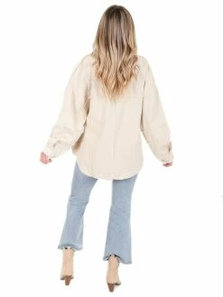 POL Drama Queen Studded Twill Jacket Tops