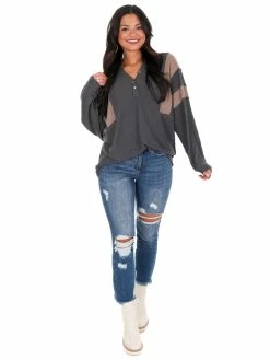 Jodifl New Love Waffle Knit Top