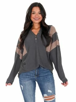 Jodifl New Love Waffle Knit Top