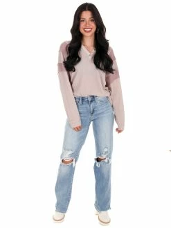 Jodifl New Love Waffle Knit Top