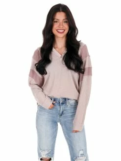 Jodifl New Love Waffle Knit Top