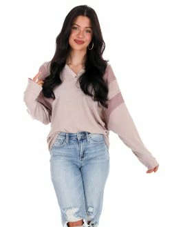 Jodifl New Love Waffle Knit Top