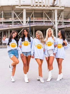 Josie's Boutique Rhinestone Gameday Sweatshirt Graphic Tees