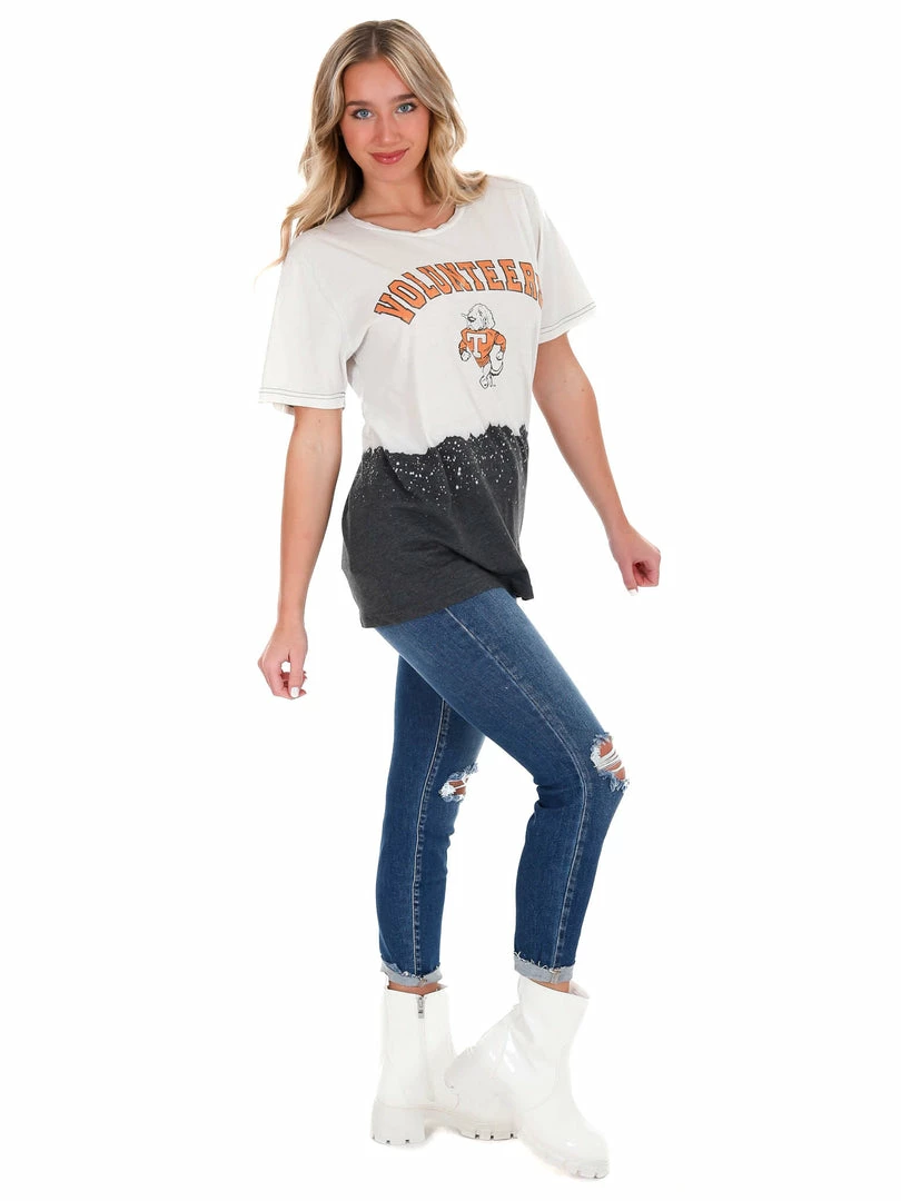Discount ❤️ Gameday Couture Tennessee Volunteers Dip Dye Tee 🧨 7 Gameday Couture Tennessee Volunteers Dip Dye Tee