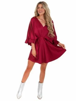 Glam Subject To Change Satin Dress