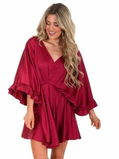 Glam Subject To Change Satin Dress