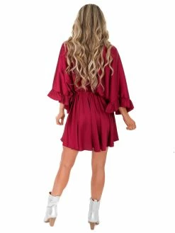 Glam Subject To Change Satin Dress