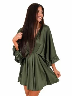 Glam Subject To Change Satin Dress