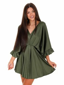 Glam Subject To Change Satin Dress