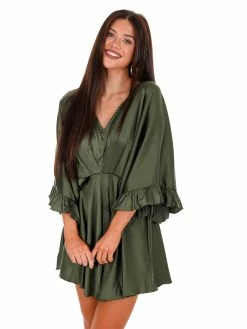 Glam Subject To Change Satin Dress