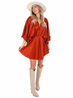 Glam Subject To Change Satin Dress