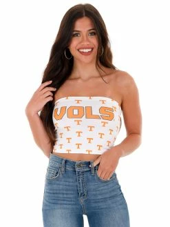 Best Pirce ✨ Apparel Go Vols Crop Tube Top Graphic Tees 😀 13 Apparel Go Vols Crop Tube Top Graphic Tees