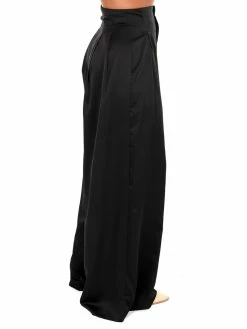 Glam Little Things Satin High Waist Pants Bottoms