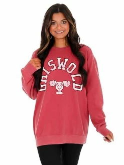 Livy Lu Sale Griswold Crimson Sweatshirt