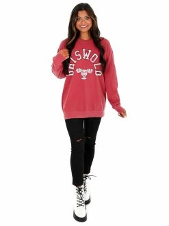Livy Lu Sale Griswold Crimson Sweatshirt