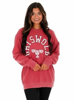 Livy Lu Sale Griswold Crimson Sweatshirt