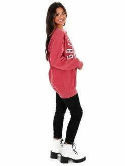 Livy Lu Sale Griswold Crimson Sweatshirt