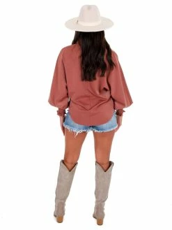 Glam Leaving Home Button Up Top