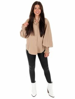 Glam Leaving Home Button Up Top