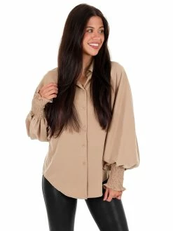 Glam Leaving Home Button Up Top