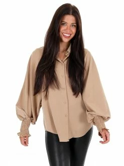 Glam Leaving Home Button Up Top