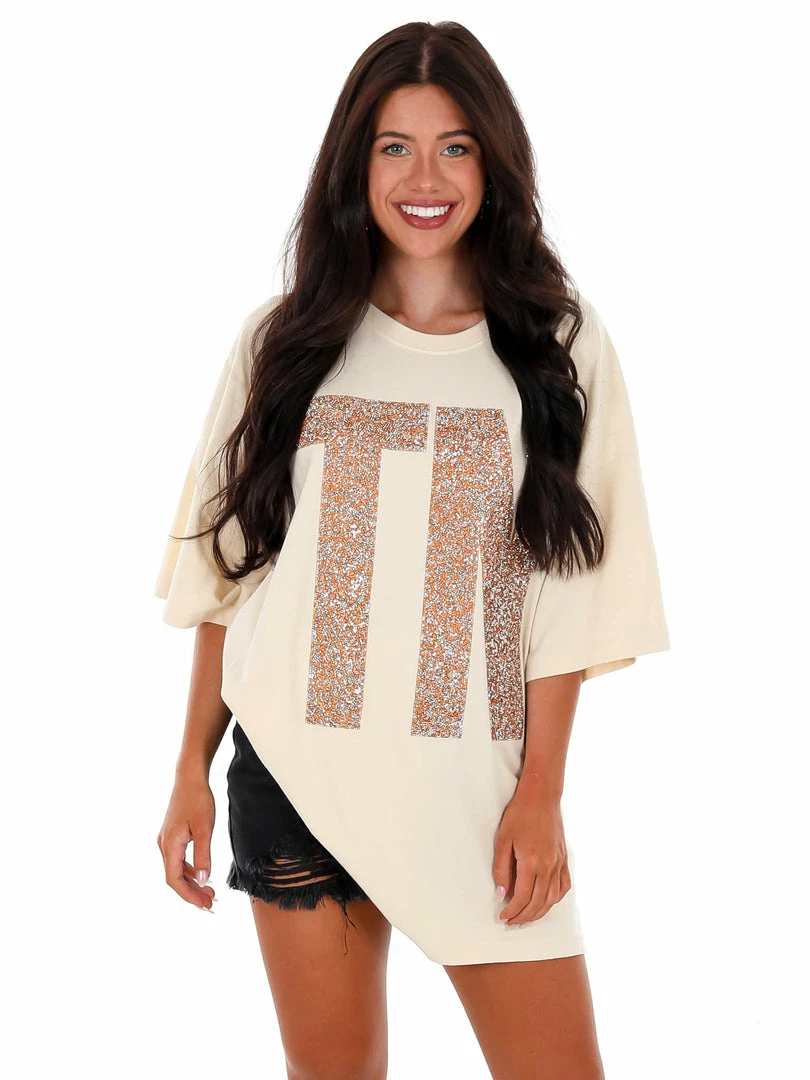 Flash Sale ๐ Josie's Boutique Oversized Glitter TN Tee Oversized Tee Collection ๐คฉ 3 Josie's Boutique Oversized Glitter TN Tee Oversized Tee Collection