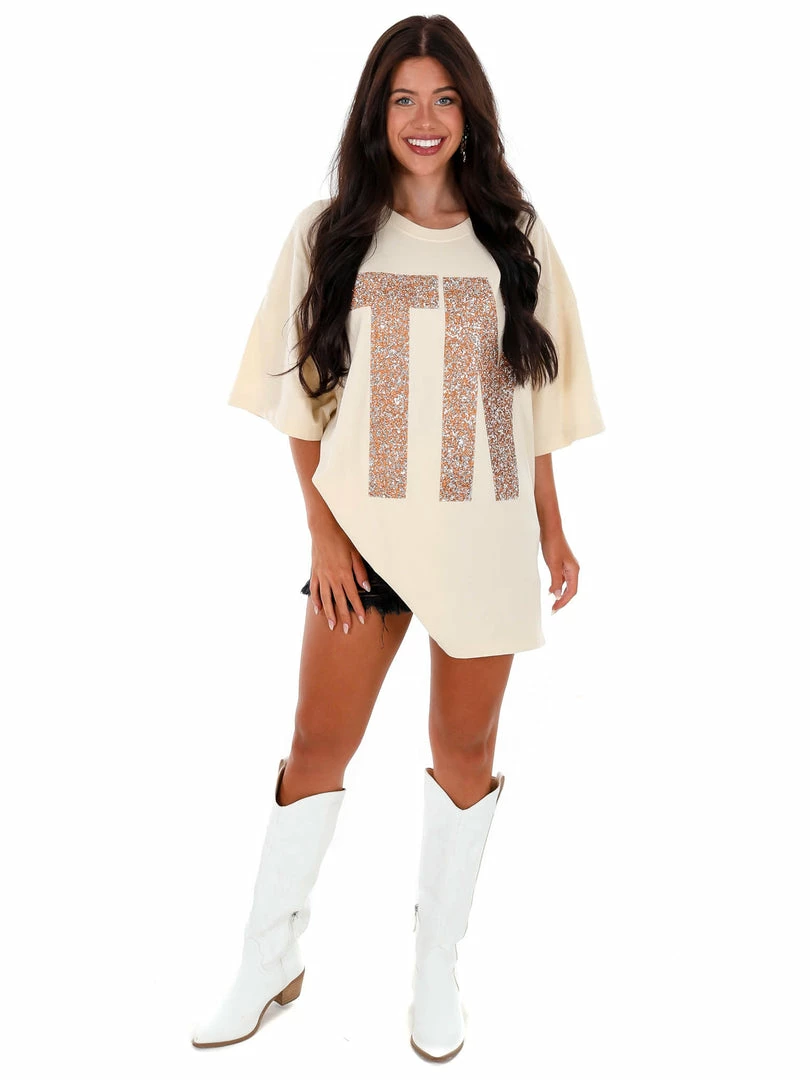Flash Sale ๐ Josie's Boutique Oversized Glitter TN Tee Oversized Tee Collection ๐คฉ 6 Josie's Boutique Oversized Glitter TN Tee Oversized Tee Collection