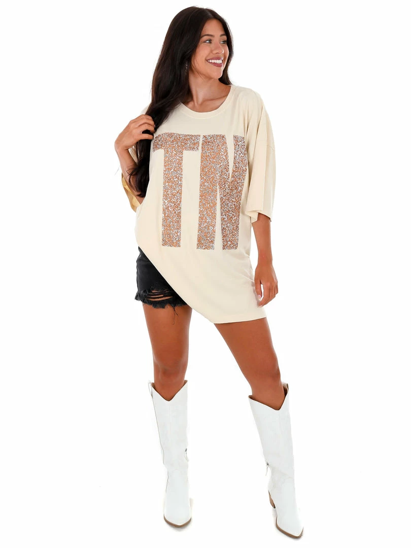 Flash Sale ๐ Josie's Boutique Oversized Glitter TN Tee Oversized Tee Collection ๐คฉ 8 Josie's Boutique Oversized Glitter TN Tee Oversized Tee Collection