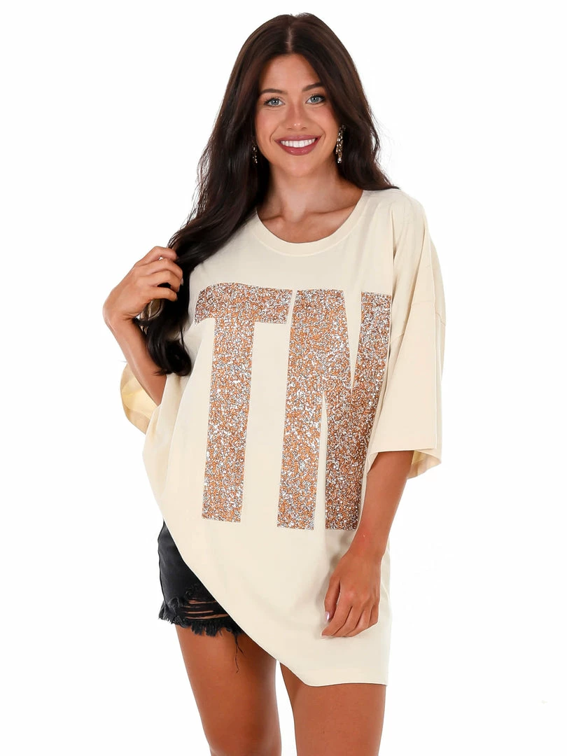 Flash Sale ๐ Josie's Boutique Oversized Glitter TN Tee Oversized Tee Collection ๐คฉ 7 Josie's Boutique Oversized Glitter TN Tee Oversized Tee Collection