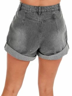 Brand new โจ Idem Ditto Start To Lose Baggy Black Washed Denim Shorts ๐คฉ 7 Idem Ditto Start To Lose Baggy Black Washed Denim Shorts