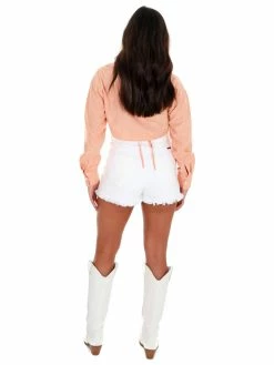 Deals 👍 Idem Ditto Show Off Tie Pinstripe Crop Top 🛒 15 Idem Ditto Show Off Tie Pinstripe Crop Top